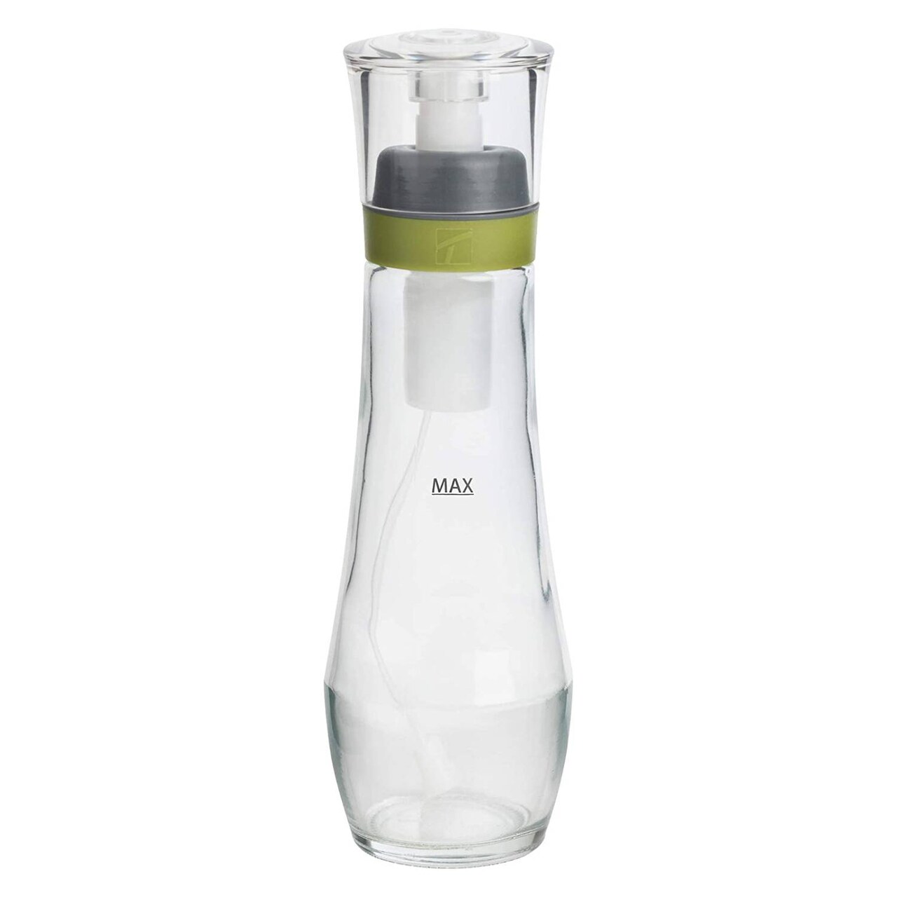 Trudeau Oil Spray Bottle, Glass, Plug-Free Filter for Baking Grilling, 10 oz